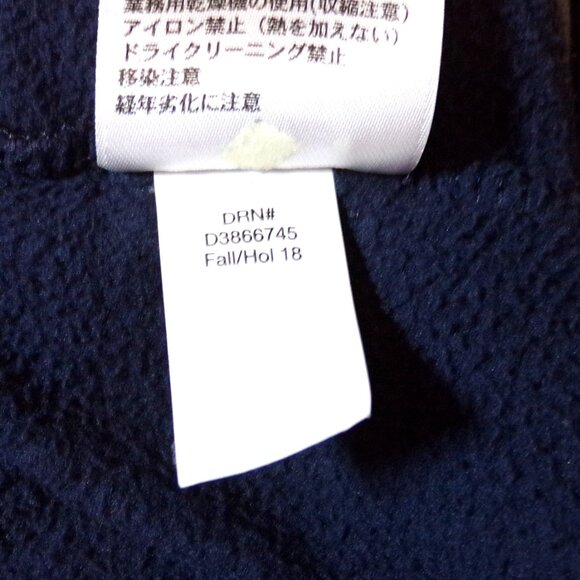 Eddie Bauer Blue Gray Fleece Jacket Mens Large Full Zip Coat Hiking Outdoors - Picture 11 of 12